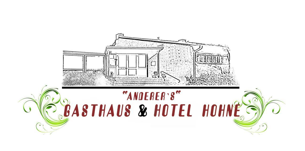 "Anderer'S" Gasthaus & Hotel Hohne Экстерьер фото